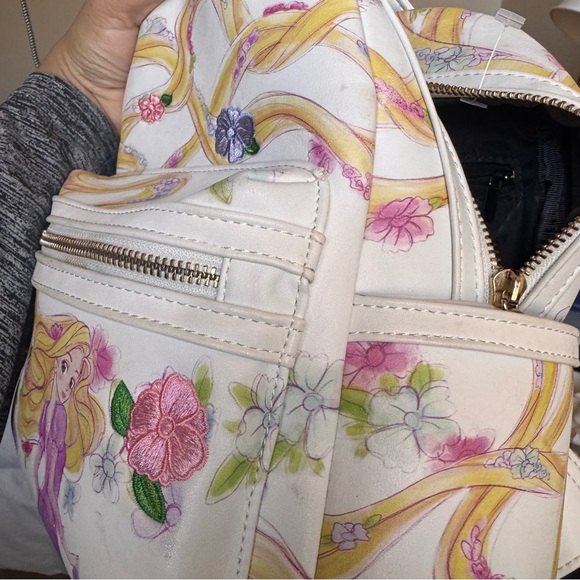 Danielle Nicole Disney Tangled Rapunzel Flow Hair mini backpack. - Picture 9 of 13